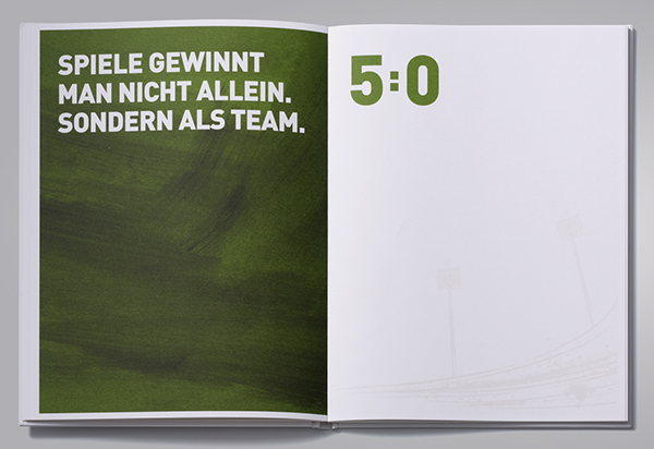 GRUNDIG "Book made out of football lawn" (Brochure)