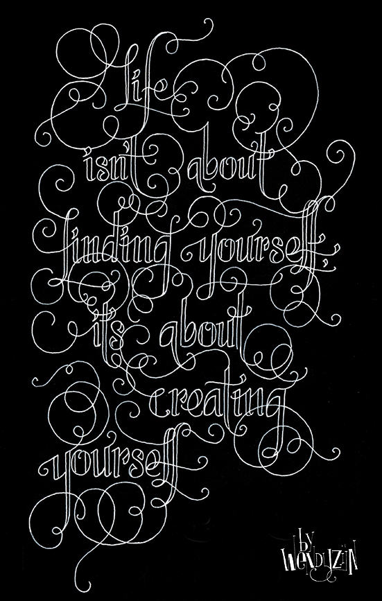 Create Yourself Calligraphy