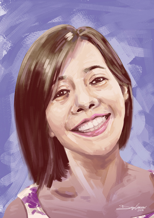 Ilustração desenho retrato portrait digital