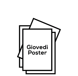 poster manifesto posters print thursday giovedì giovedì poster composition words Illustrator photoshop