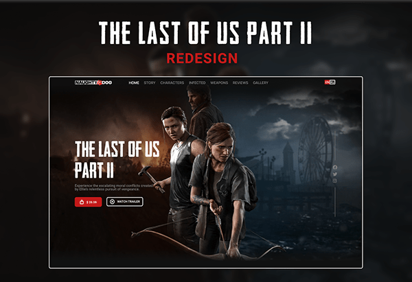 THE LAST OF US PART 2 REDESIGN