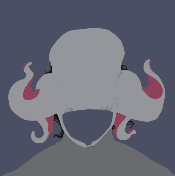 sticky guardian octopus Helmet skull eye tentacle hand diamond  light dyox
