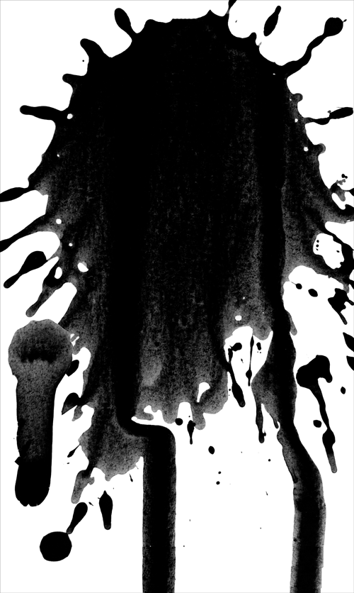 book illustration ink misery loren harrison black and white
