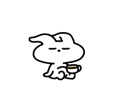 ILLUSTRATION  Character bunny Cat sticker