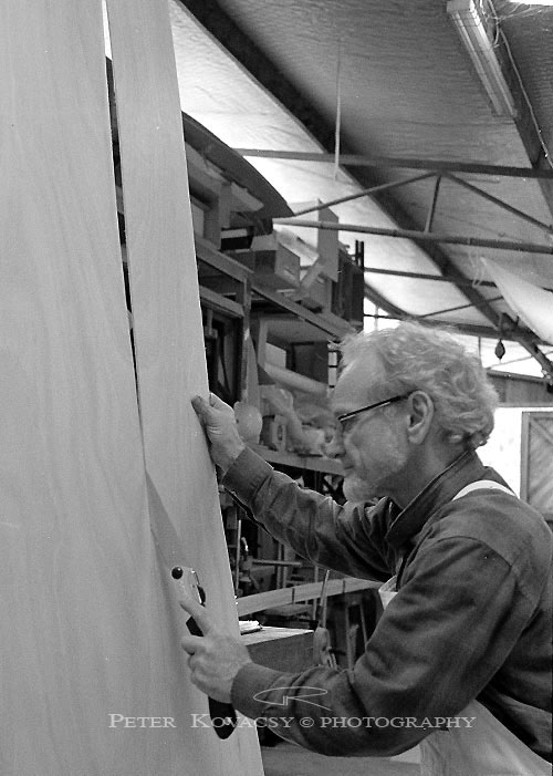 Bote-Cote epoxy rowing skiff sailing skiff wood boat building stitch & glue plywood hull Peter Kovacsy wood craftsman Artist Peter Kovacsy Bee Skiff