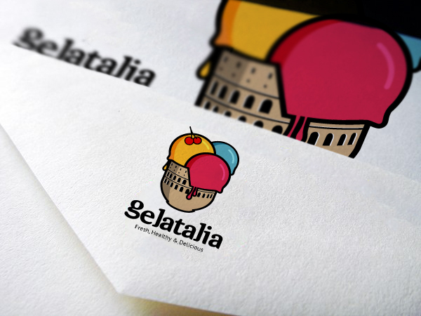 ice cream Italy healthy identity Gelato savor delicious natural roma colosseum roman