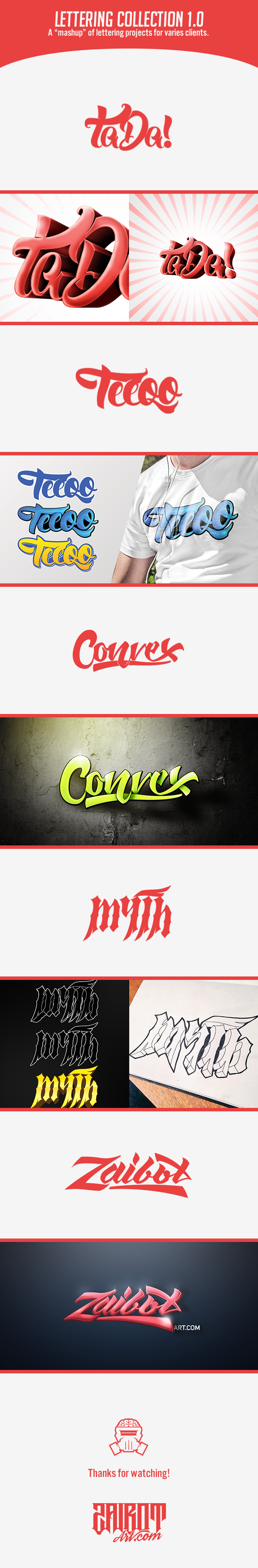 lettering Custom lettering collection