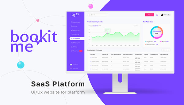 SaaS Platform booking and tracking your meetings