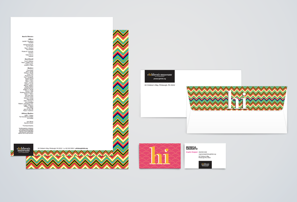brand book Collateral campaign design pattern color museum