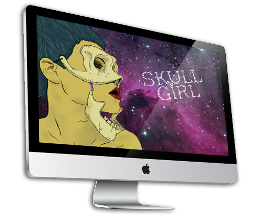 skull girl skullgirl sketchbook
