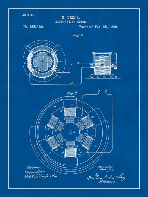 nikola tesla inventions Technology patent art