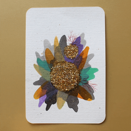 dandelion postcard daler rowney aindri floral