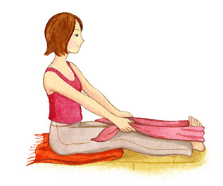 Yoga watercolor girl spirituality Health