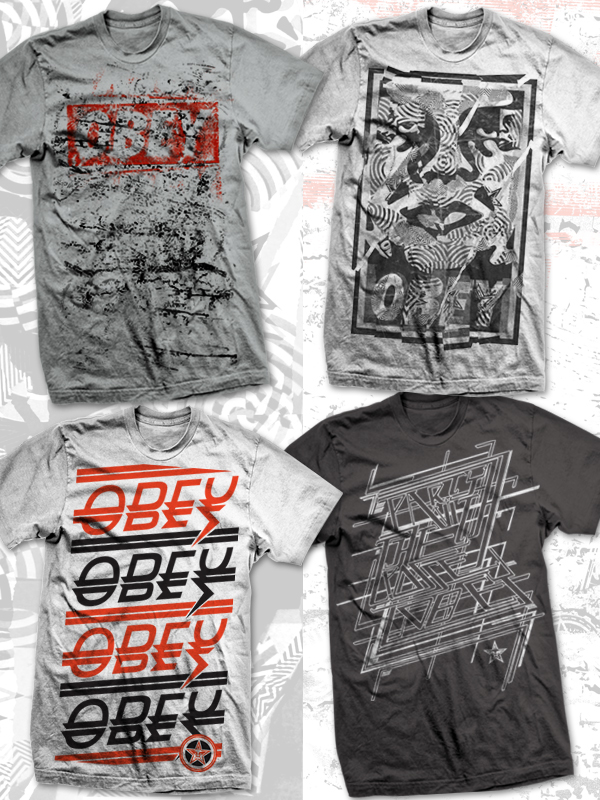 OBEY apparel tee tee-shirts product development FadeHurricane