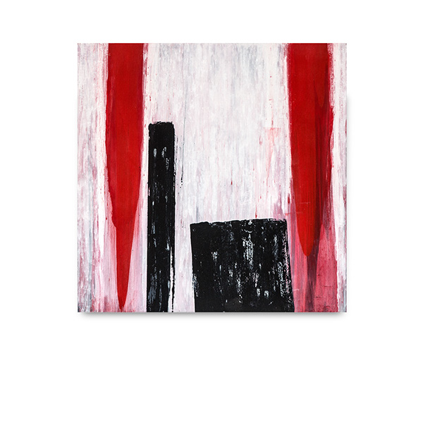 abstract painting colorfield-painting abstract Expressionism Minimalism black White red high contrast color geometric
