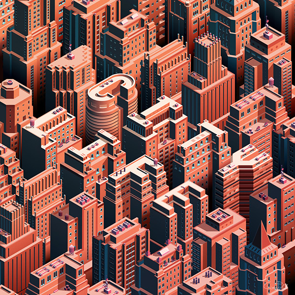 City Life - Isometric Cityscape