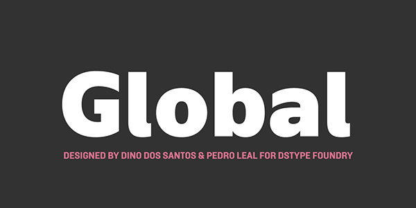 Global Typeface webfont DSType Dino dos Santos Pedro Leal sans  stencil