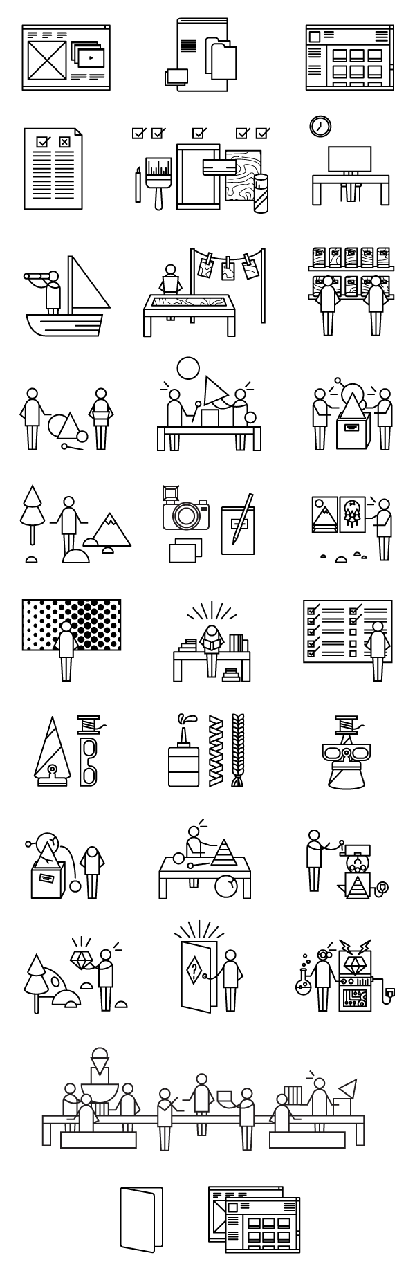 Destination: Play Guide Book Icons