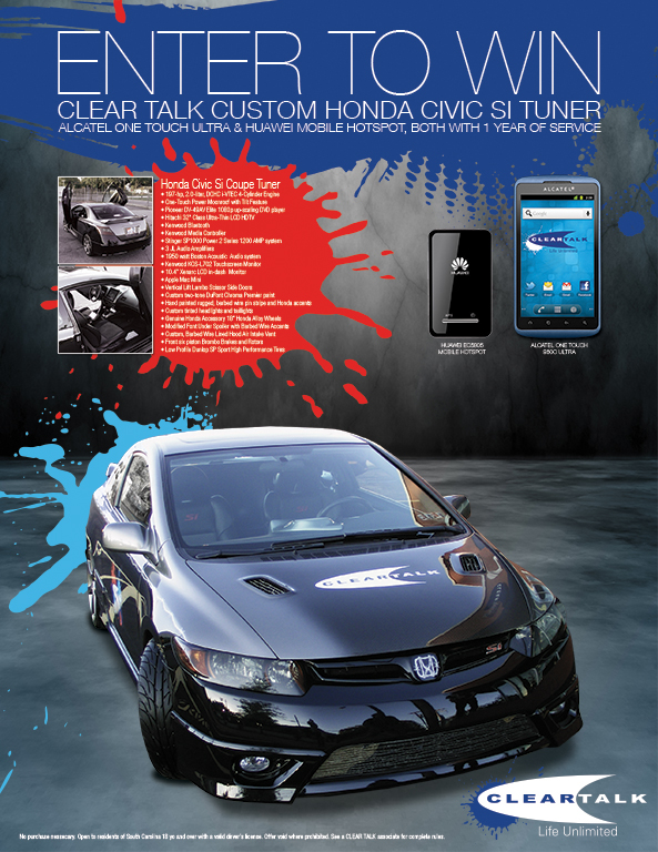 Vehicle Graphics promotions Sweepstakes