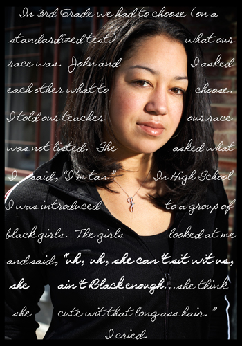 Mixed Race Photo Essay portrait bi-racial headshots Ethnic