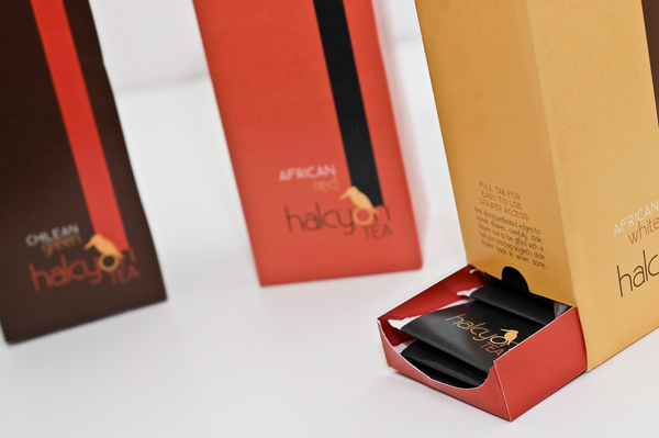 Adobe Portfolio Tea Packaging identity and branding package design  halcyon