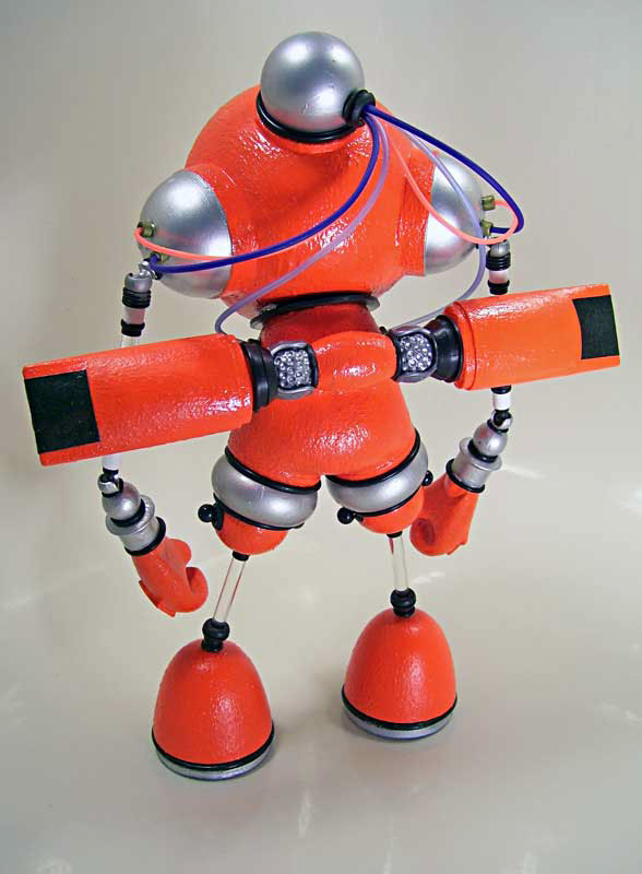 Kidrobot Munny slobot robot Pop Art orange