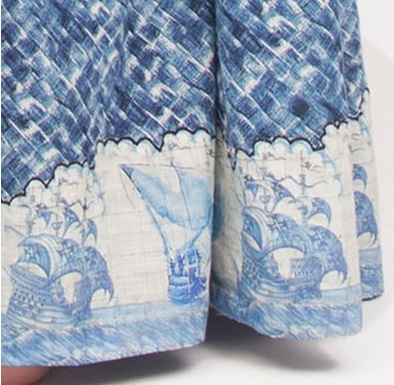fashion design styling  traditional shibori blue azure
