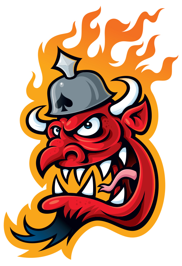 devil kulture hot rod rock-a-billy Satan demon evil Flames poster beer beverage Promotion
