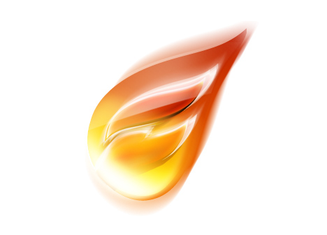fire logo chrome