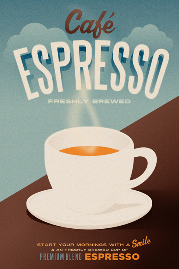 cafe  espresso Coffee  vintage Retro texture