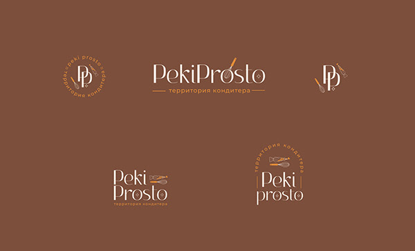 Corporate identity of the store for confectioners