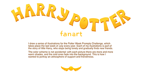 Harry Potter art. Potter Week Prompts