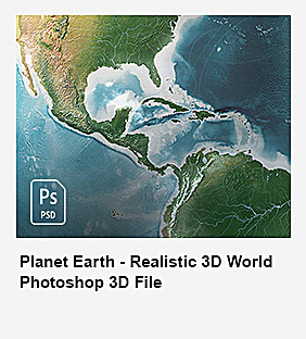Planet Earth - Realistic 3D World Globe - 47