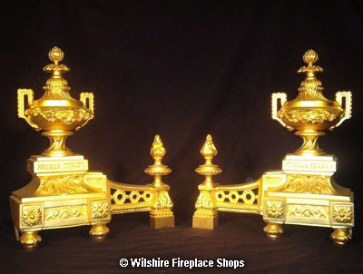 French Andirons Andirons for Fireplace andirons Antique Andirons Wilshire Fireplace fireplace accessories buy andirons San Diego California
