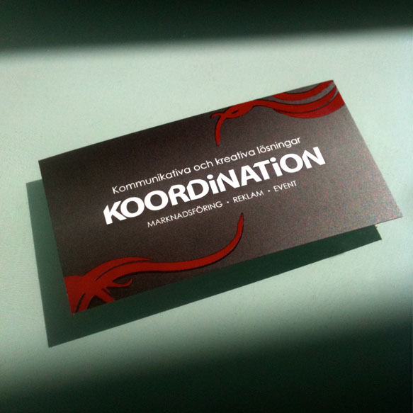 Koordination business card