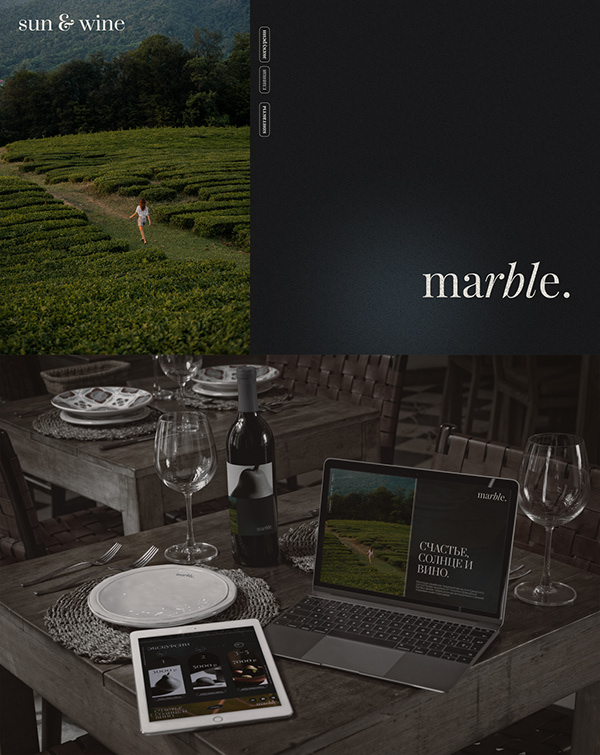 Marble - concept of winery