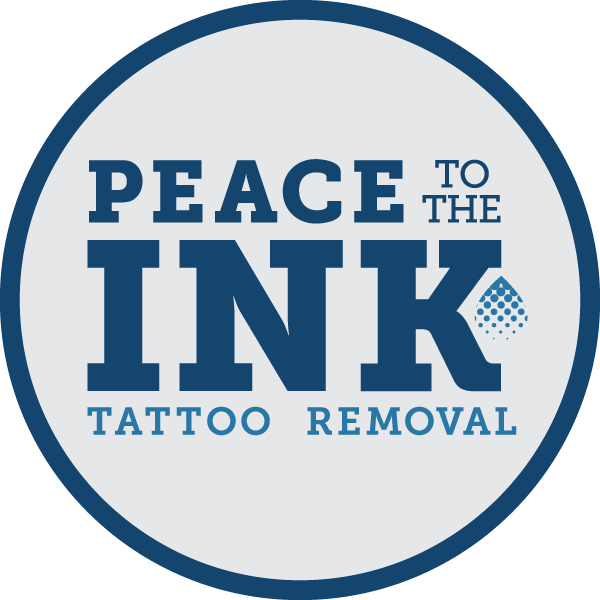 Tattoo Removal logo Signage Business Cards stickers laser cut peace safe safety technician