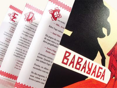 babayaga livro ilustrado Illustrated book constructivism fairytale russian acrylic