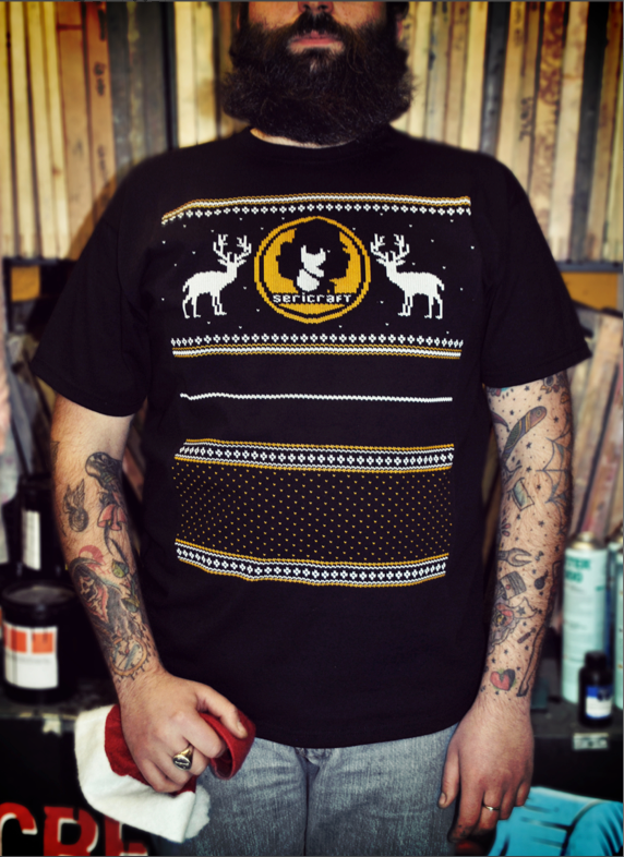 t-shirt reindeer sericraft pullover
