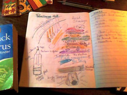 Illustrations in Color pencils Story Writing for animation Adventure story