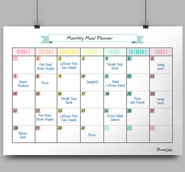 calendar planner task printable organizer organize moonthly planner schedule print free download free pdf template