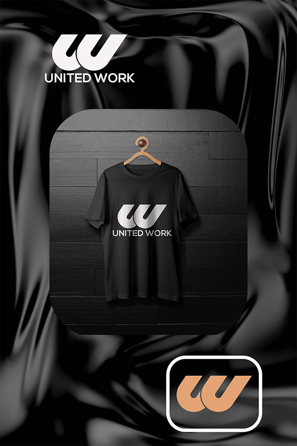 United work© - Visual identity, logo design by Somrat