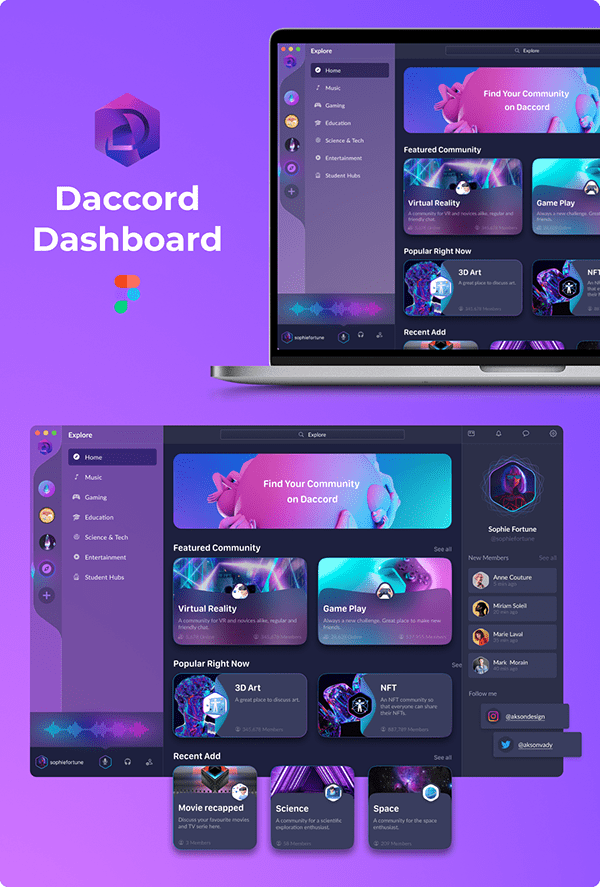 Daccord Dashboard UI