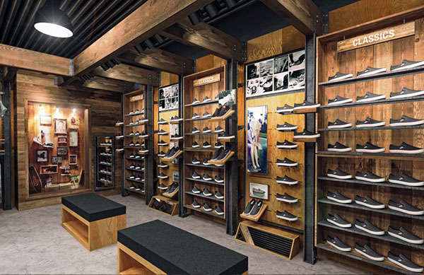 vans retail store
