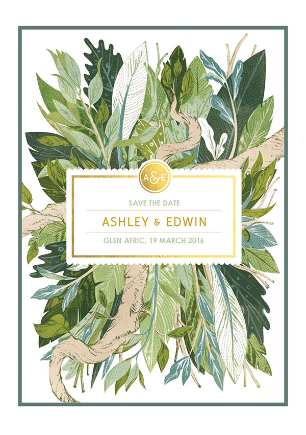 Wedding Stationery | Ashley & Edwin