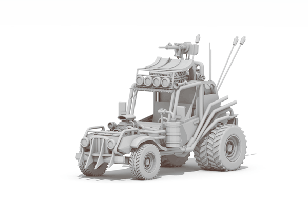 Mad Max Fury Road MM fury road 3D Vehicle War Vehicle machine weapons apocalypse c4d car bumpers Weapon cinema 4d Render