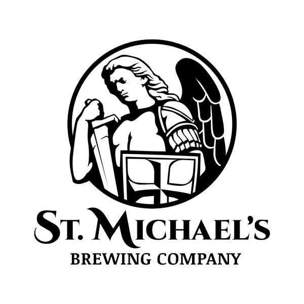 logo branding  beer brewery saint michaels