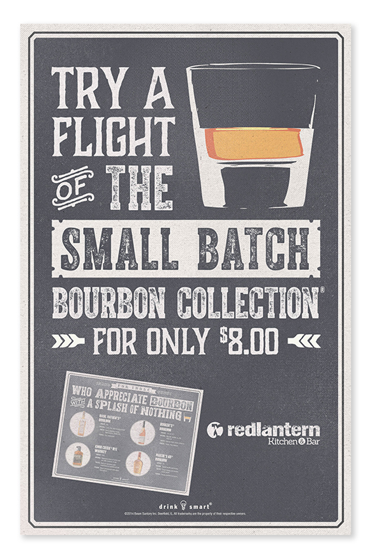 Poster Design Tasting Mat Beam Suntory bourbon digital ad