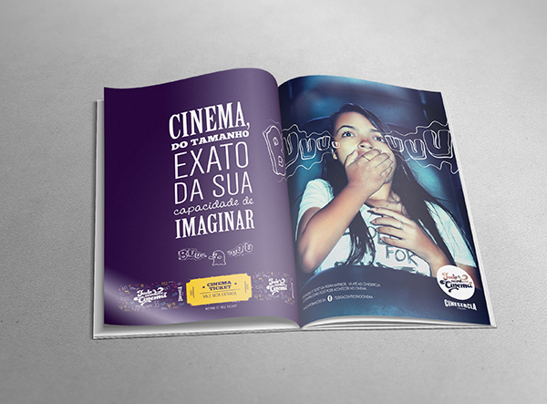 Ilustração design promocional publicidade marketing   comunicação Cinema campanha
