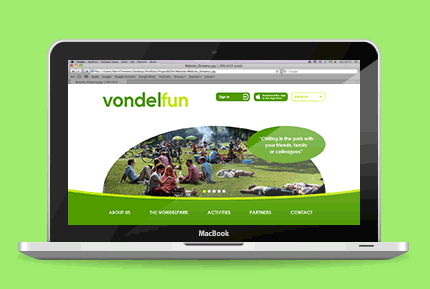 Vondelfun iPad iphone app vondelpark amsterdam Website icons